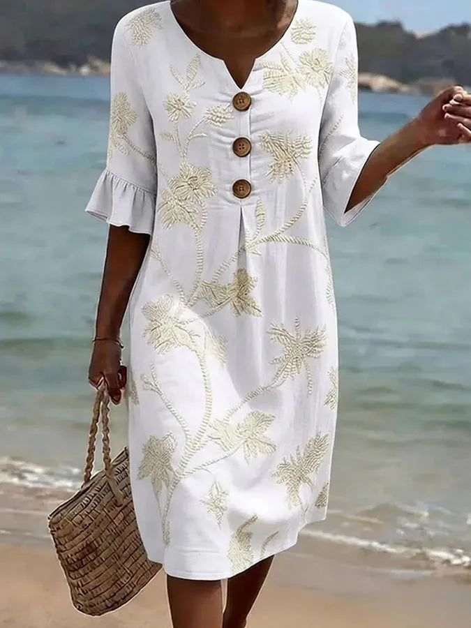Azahara · Vestido Casual con Estampado Floral