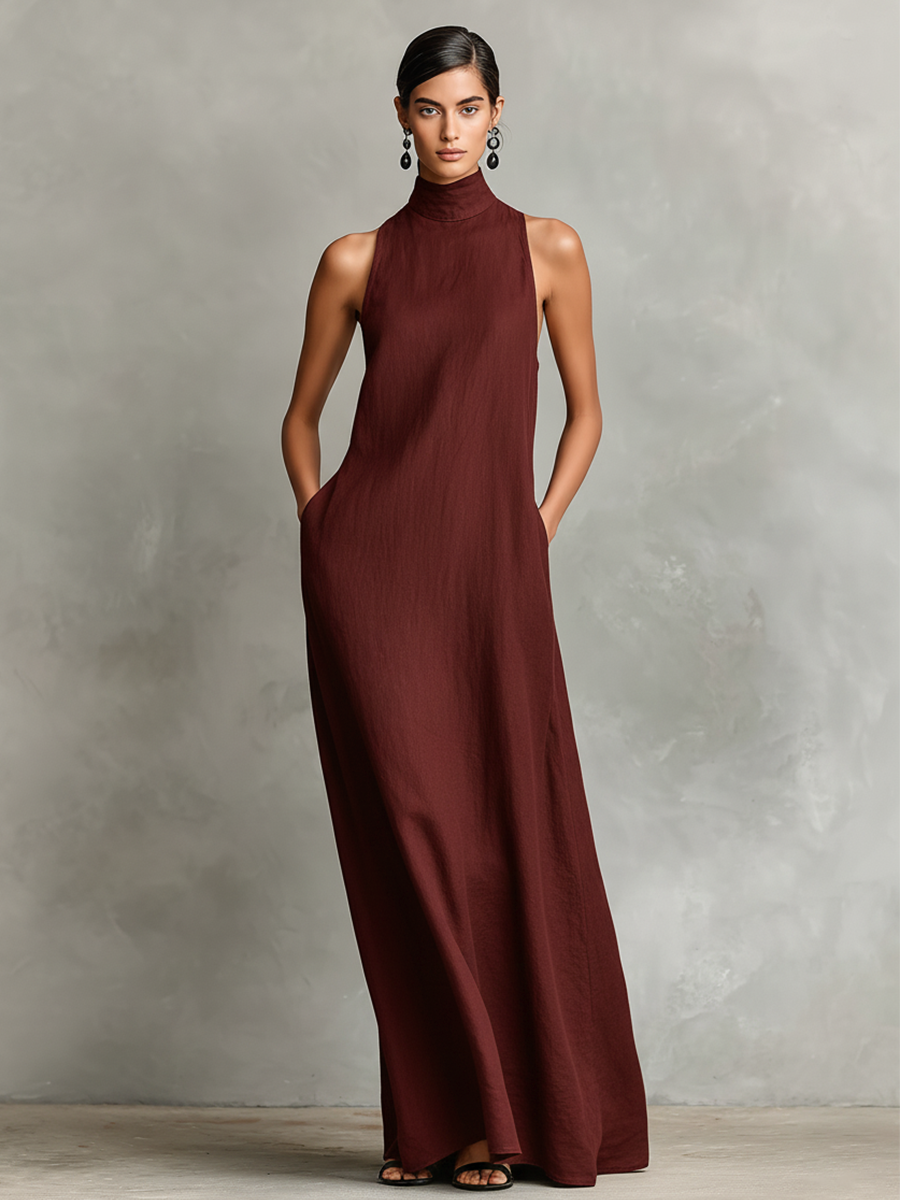 Flora · Vestido Largo Minimalista