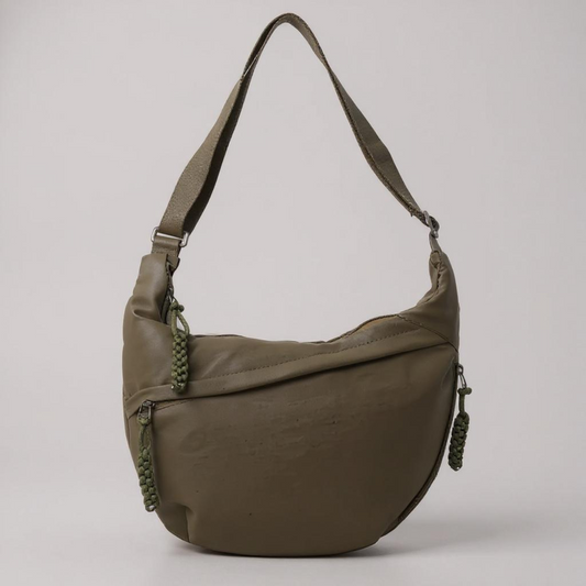 Yaiza · Bolso de Hombro Verde Oliva