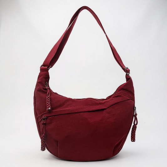 Carmela · Bolso de Hombro Burdeos