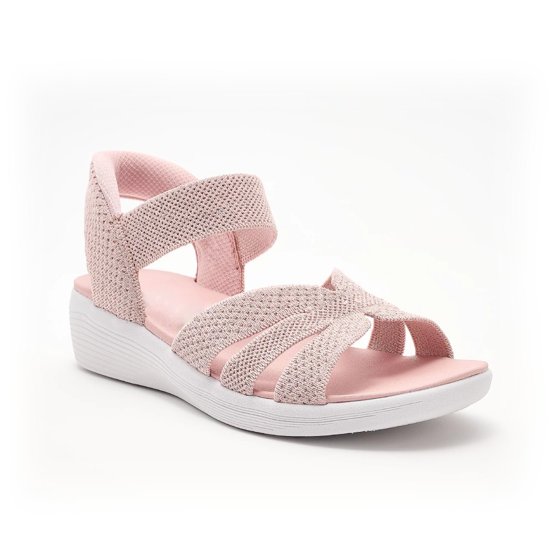Sofía · Sandalias de Cuña con Tejido Elástico
