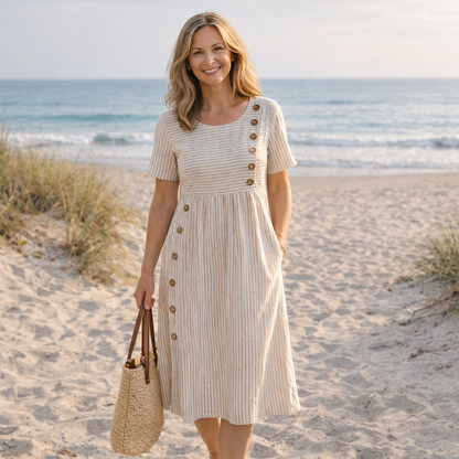 Sofia | Vestido de verano a rayas