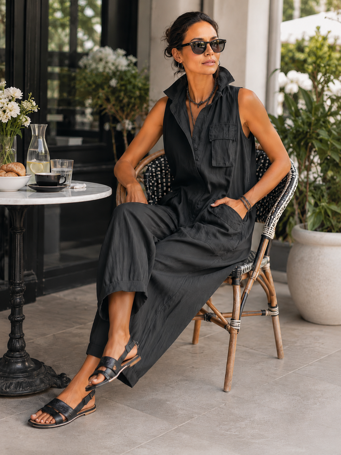 Zara · Mono Utilitario de Pierna Ancha