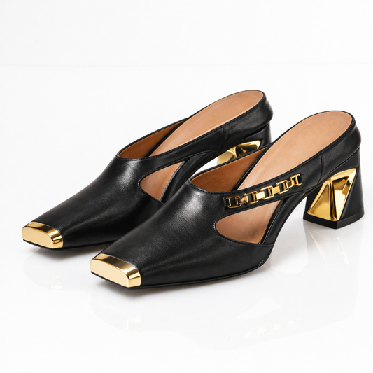 Tacones Dorados Áurea
