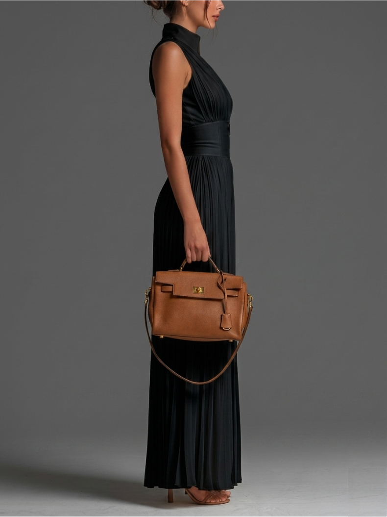 Hester | Combinaison plissée noire™