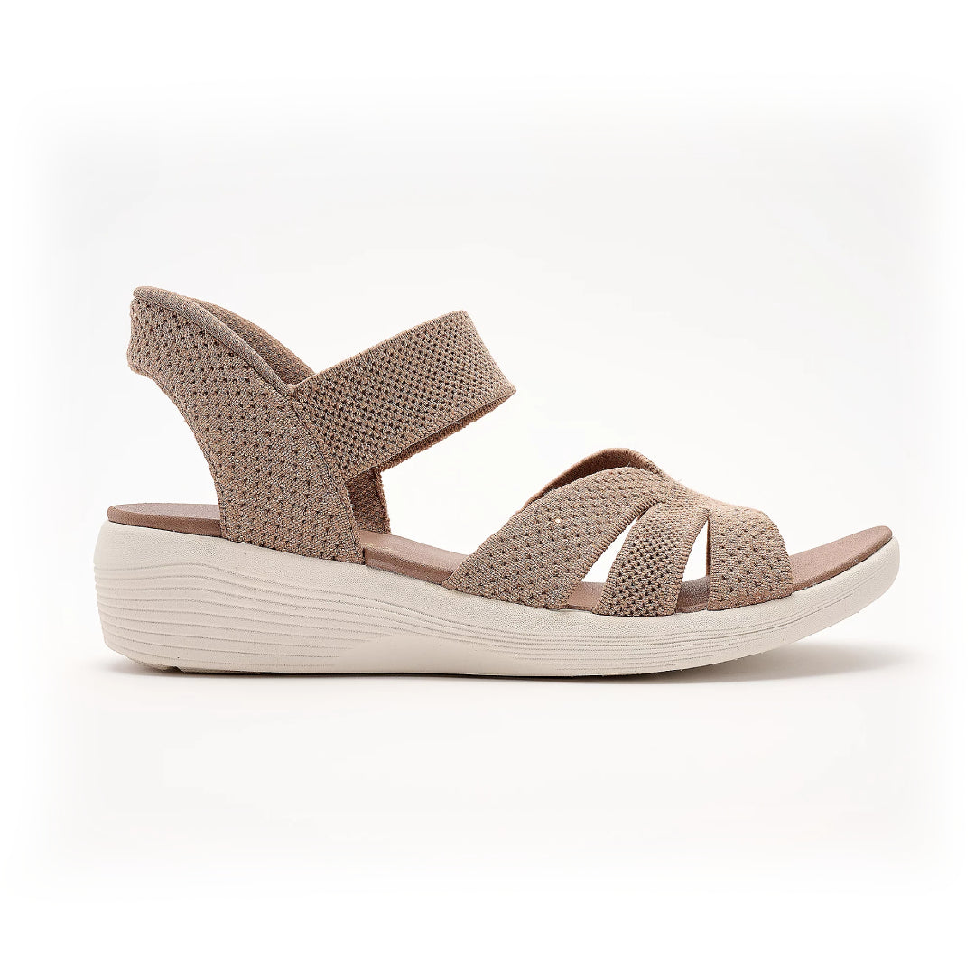 Sofía · Sandalias de Cuña con Tejido Elástico