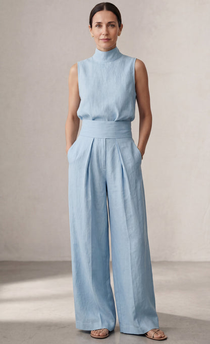 MARIA | CONJUNTO MINIMALISTA DE LINO