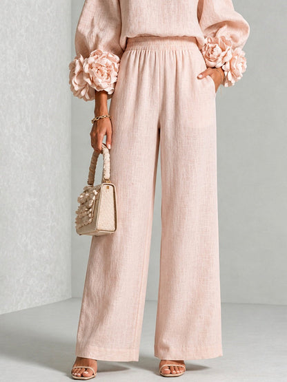 Andrea · Conjunto Dos Piezas Puños de Flores