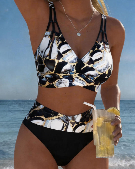 Valeria · Bikini de Tirantes con Detalle Calado