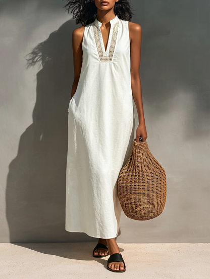 Noa · Vestido Maxi Escote Asimétrico