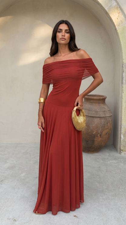 Vestido Toledo en rojo