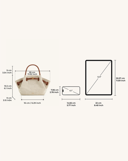BOLSO KATELLE RAFFIA