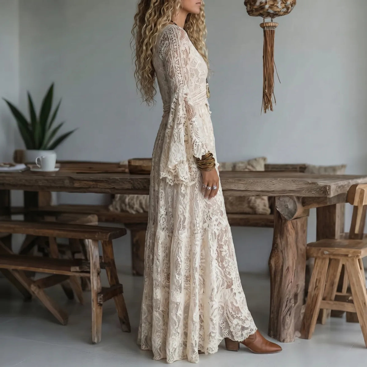 Valeria · Vestido Maxi Sirena Vintage