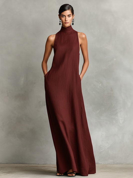 Flora · Vestido Largo Minimalista